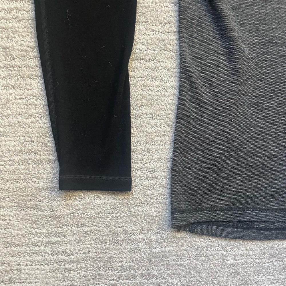 Smartwool Men’s Long Sleeve Half-Zip Pullover in Black and Charcoal - Picture 2 of 13